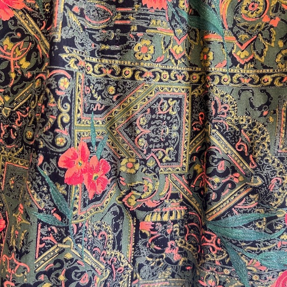 Vintage 80s 90s Yves Saint Laurent YSL Velvet Holiday Junior Girls Dress Size 7 - Picture 13 of 15